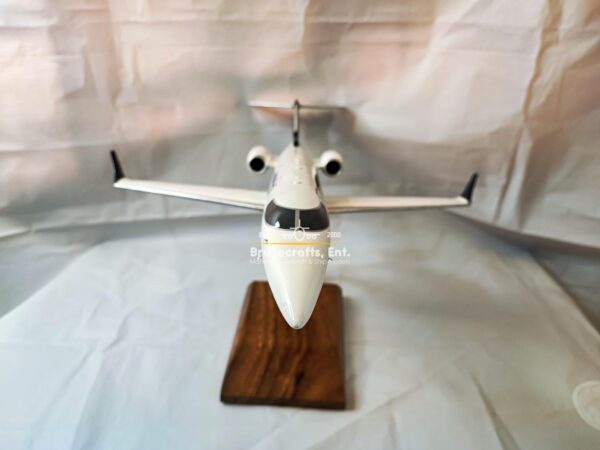 Model of Learjet 45 Singapore Fying College with detailed craftsmanship.